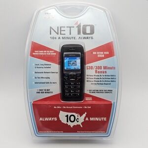 Net 10 Wireless‎ Cell Phone Nokia 1600 Basic Prepaid Cell Phone Retro New Sealed